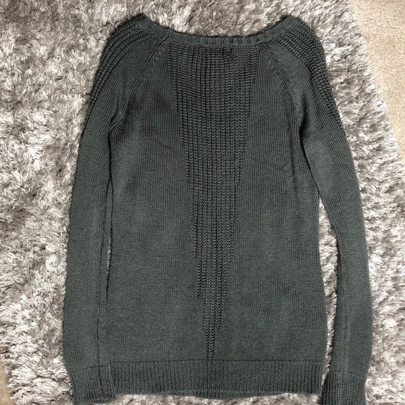 Pink Rose • grey knit sweater - Picture 4 of 4